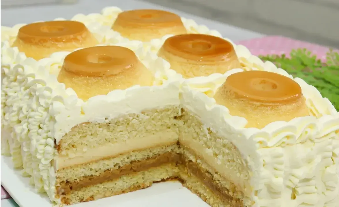 Bolo Pudim Viral com Doce de Leite e Camadas Perfeitas para Fazer em Casa