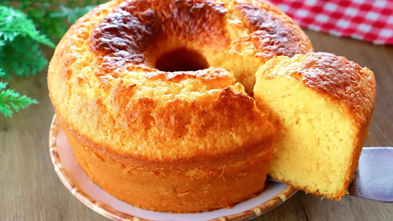 Bolo de Bagaço de Milho Fofinho Feito no Liquidificador