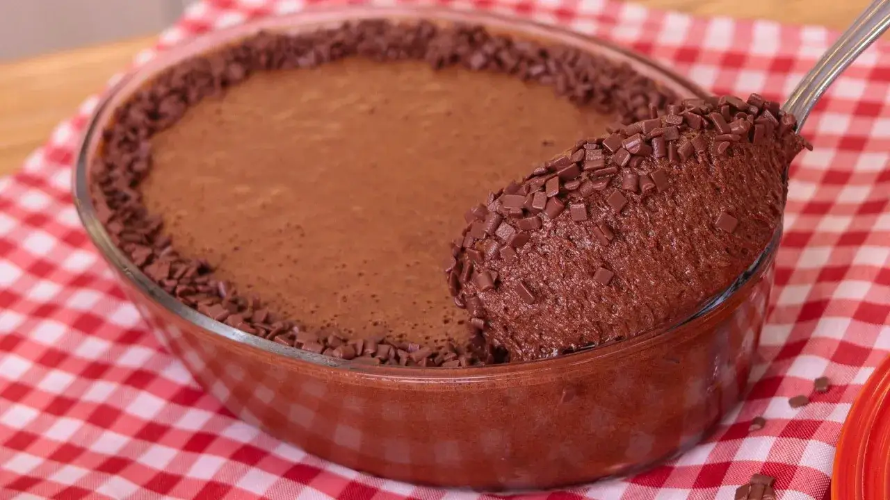 Mousse de Chocolate Leve para Páscoa