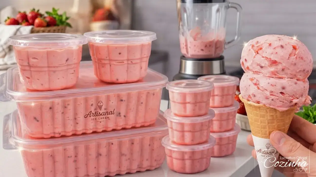 Sorvete Caseiro de Tang com Leite em Pó: Receita Fácil e Cremosa no Liquidificador