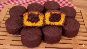 Bolo Bombom de Cenoura com Recheio Cremoso e Cobertura Perfeita