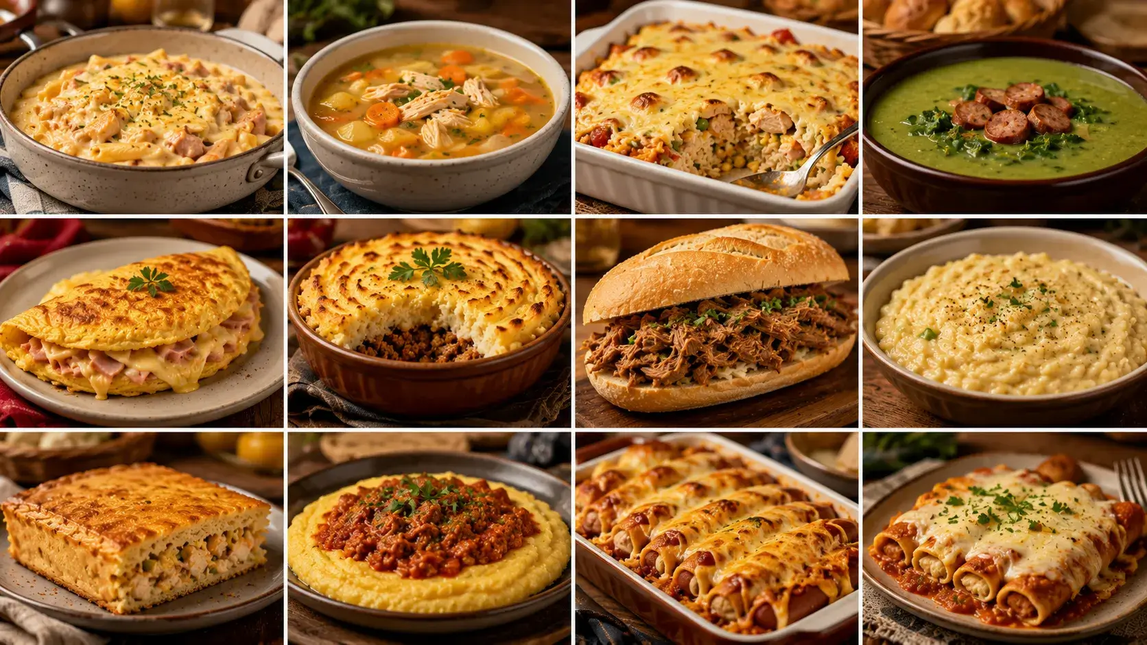 Jantar Rápido para Dias Frios: 12 Ideias Práticas que Salvam a Noite