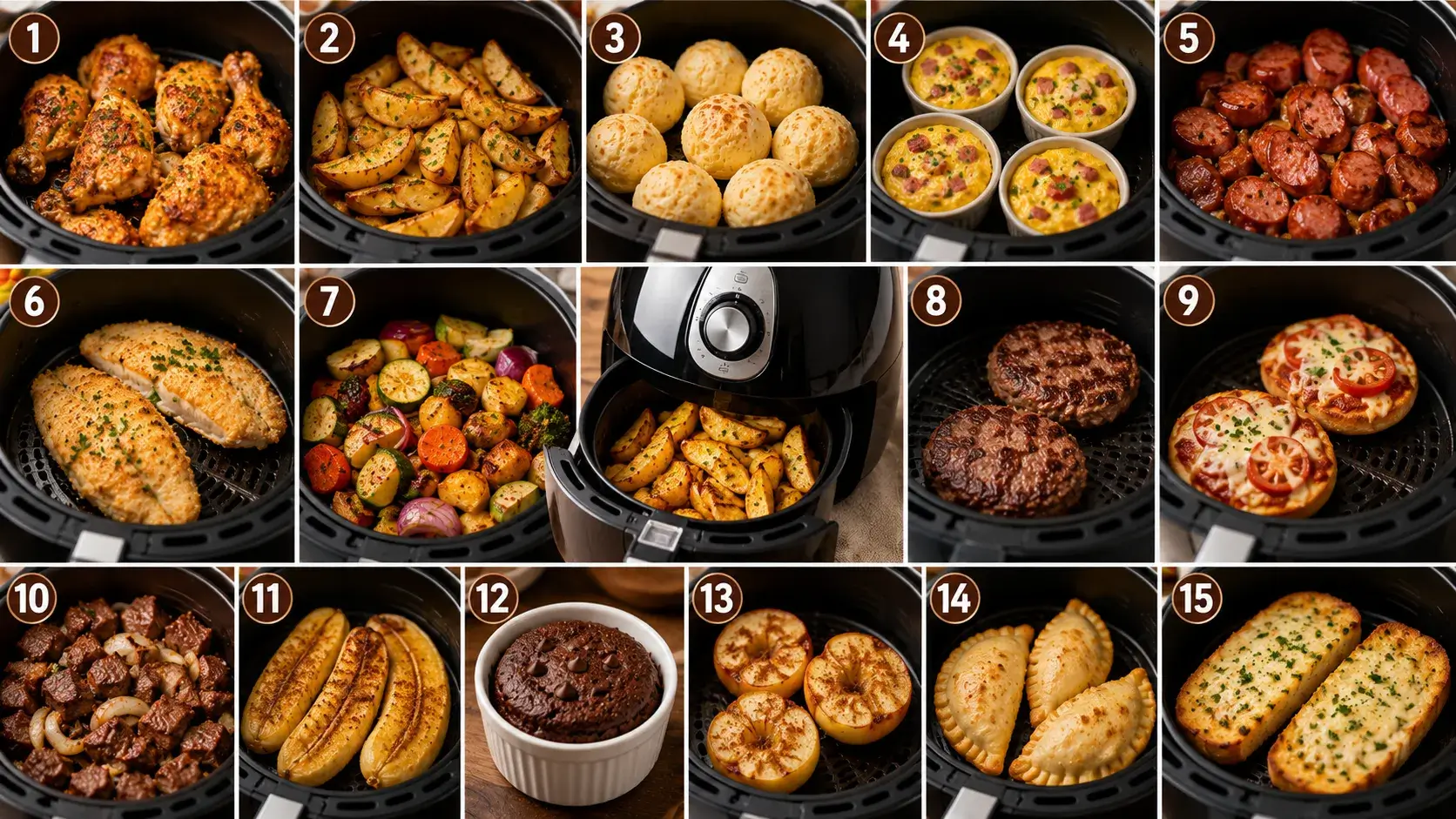 Receitas na Air Fryer: 15 Ideias Práticas que Economizam Gás e Tempo na Cozinha