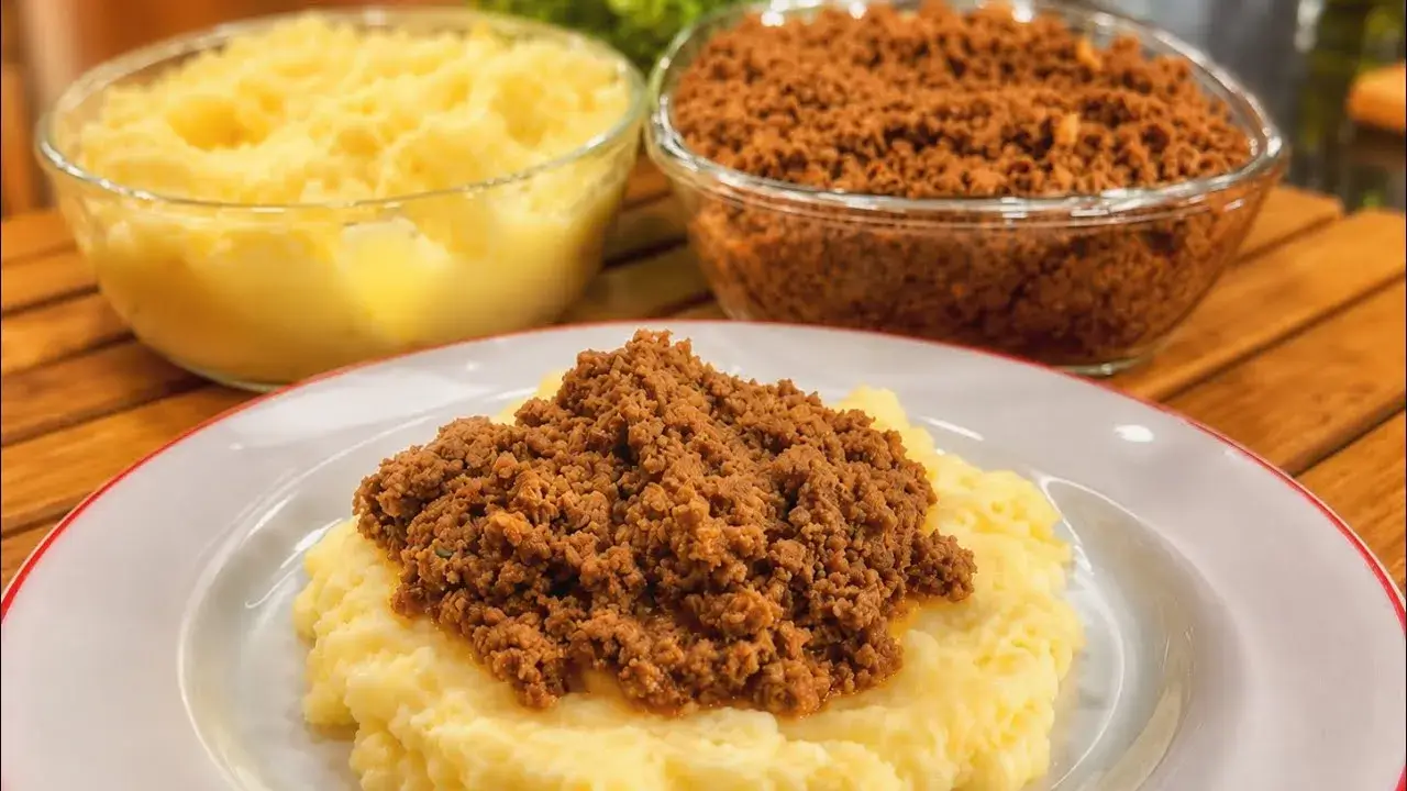 Purê de Batata com Carne Moída para a Semana Toda: Receita Prática para a Dieta