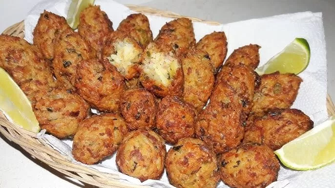 Bolinho de Arroz com Presunto