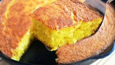 Bolo de Flocão de Milho Cremoso Sem Lactose e Sem Trigo