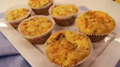 Muffin de Frango com Legumes