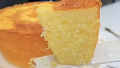 Bolo de Arroz Cru de Liquidificador Super Fofinho